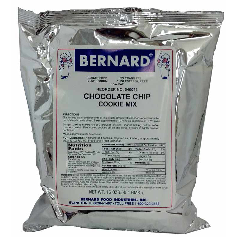 Bernard Chocolate Chip Cookie Mix-8 oz.