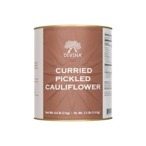 Divina – Curried Pickled Cauliflower, 6.6 Lbs