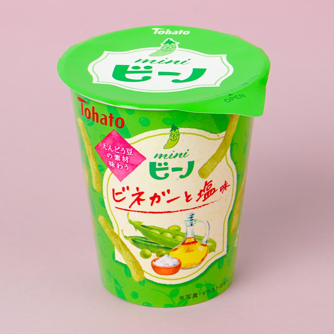 Tohato Beano Edamame Mini Snack Cup – Vinegar & Salt