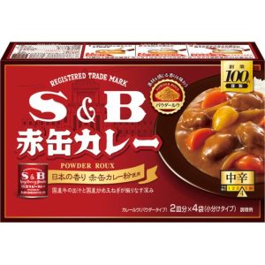 S&B Red Curry Powder Roux Medium Spicy 152g Authentic Japanese Flavor – Tokyo Snack Land