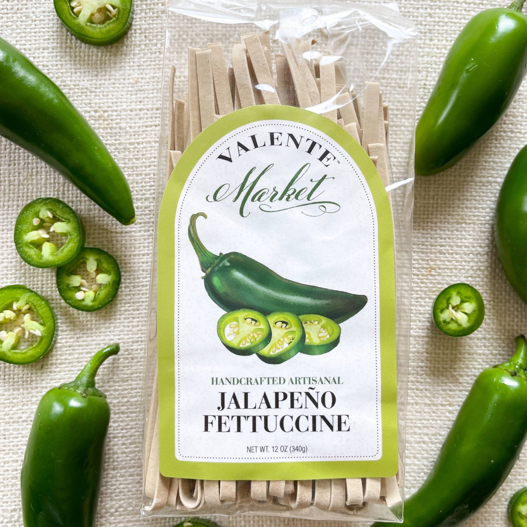 Valente Pasta – Jalapeno Pepper Fettuccine