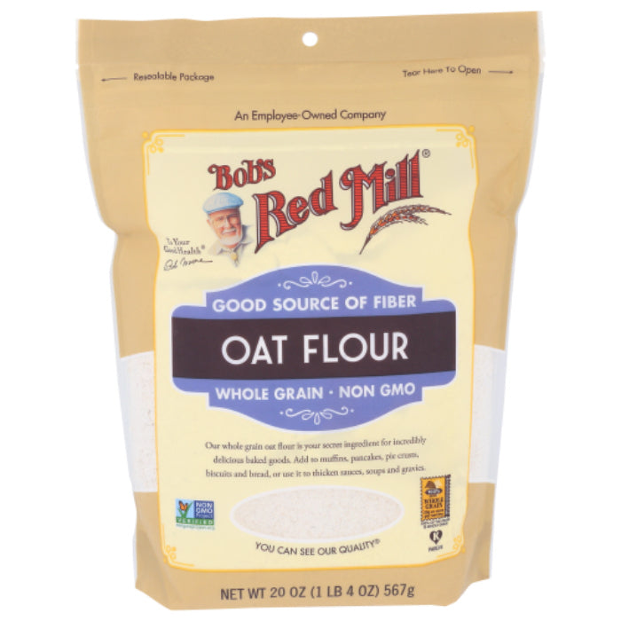 Bob’s Red Mill – Flour, Oat, 20 Oz | Pack of 4