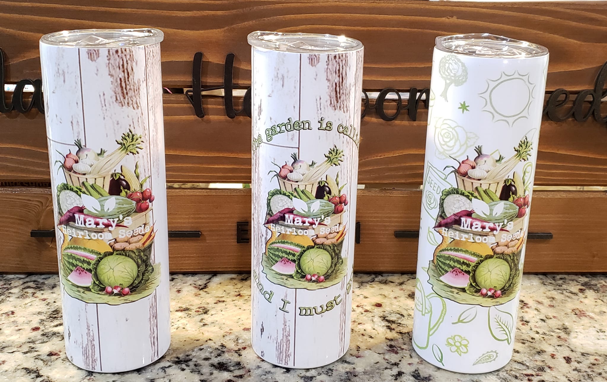 Mary’s Heirloom Seeds 30 ounce Tumblers
