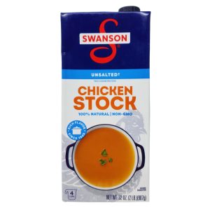 Swanson’s Unsalted Chicken Stock – 32oz.