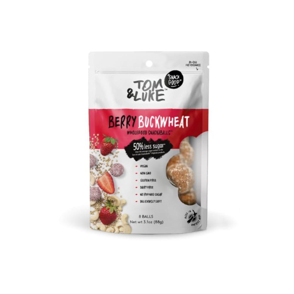 Tom & Luke – Berry Buckwheat Wholefood Snackaballs