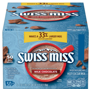 Swiss Miss Milk Chocolate Hot Cocoa Mix Packets (50 ct.)