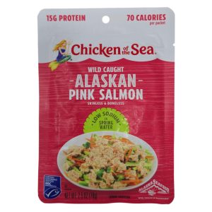 Chicken of the Sea Low Sodium Wild Alaskan Pink Salmon Pouch – 2.5oz.