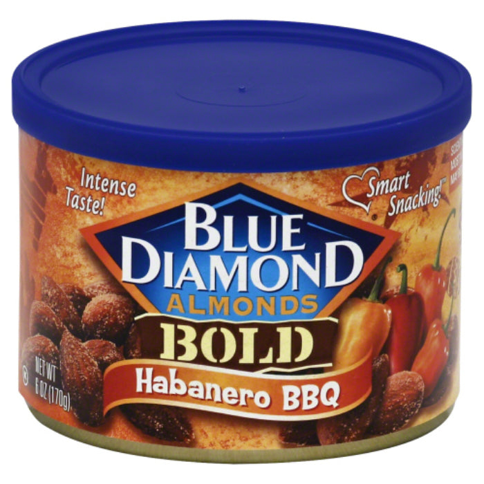 Blue Diamond – Almond Habanero BBQ, 6 oz (Pack of 12)