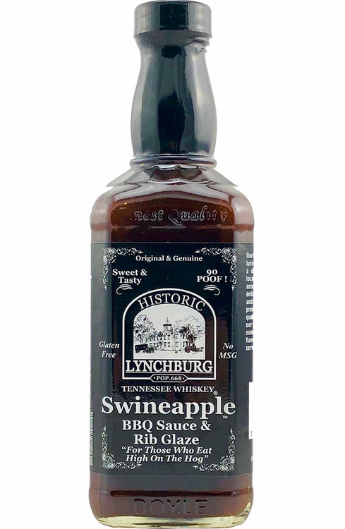 Historic Lynchburg Tennessee Whiskey Swineapple Rib Glaze and Dippin’ Sauce, 16oz.