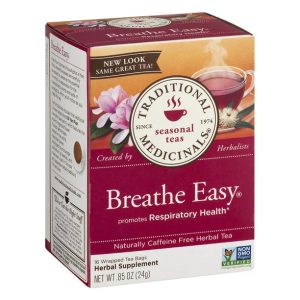 Traditional Medicinals – Breathe Easy Tea, 16 Bags | Pack of 6