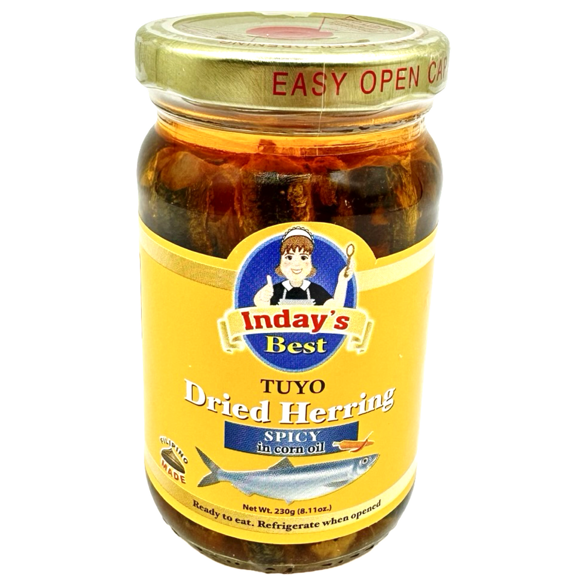 Inday’s Best – Herrin in Corn Spicy Oil – 230 G