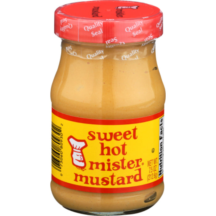 Mr Mustard Mustard Hot Sweet 7.5 Oz – Pack of 6