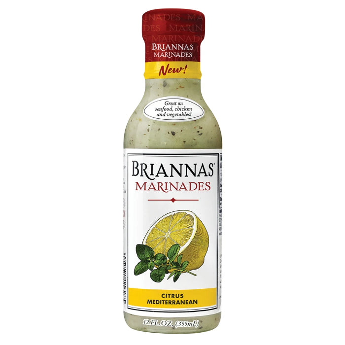 Briannas – Marinade Citrus Mediterranean, 12 Oz (Pack Of 6)