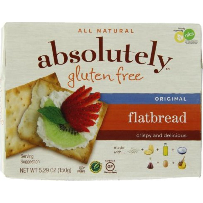 Absolutely Gluten Free – Flatbread Original, 5.29 oz | Pack of 12