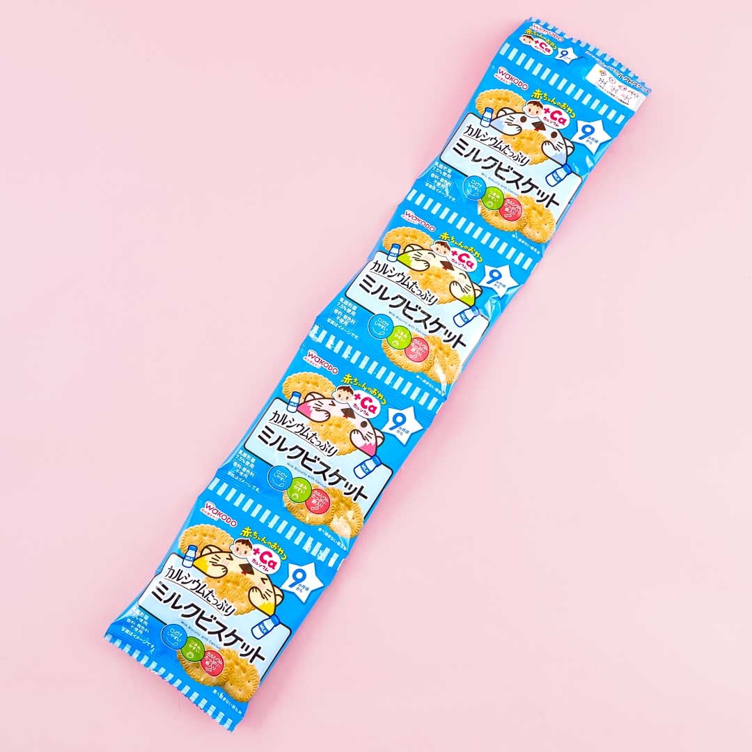 Wakodo Baby +Ca Milk Biscuit Mini Pack – 4 pcs