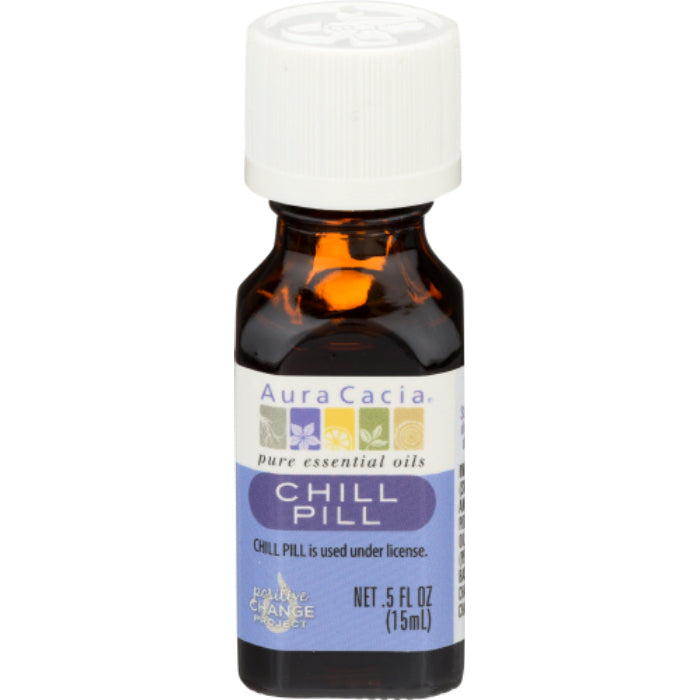 Aura Cacia – Essential Solutions Chill Pill, 0.5 oz – Pack of 1