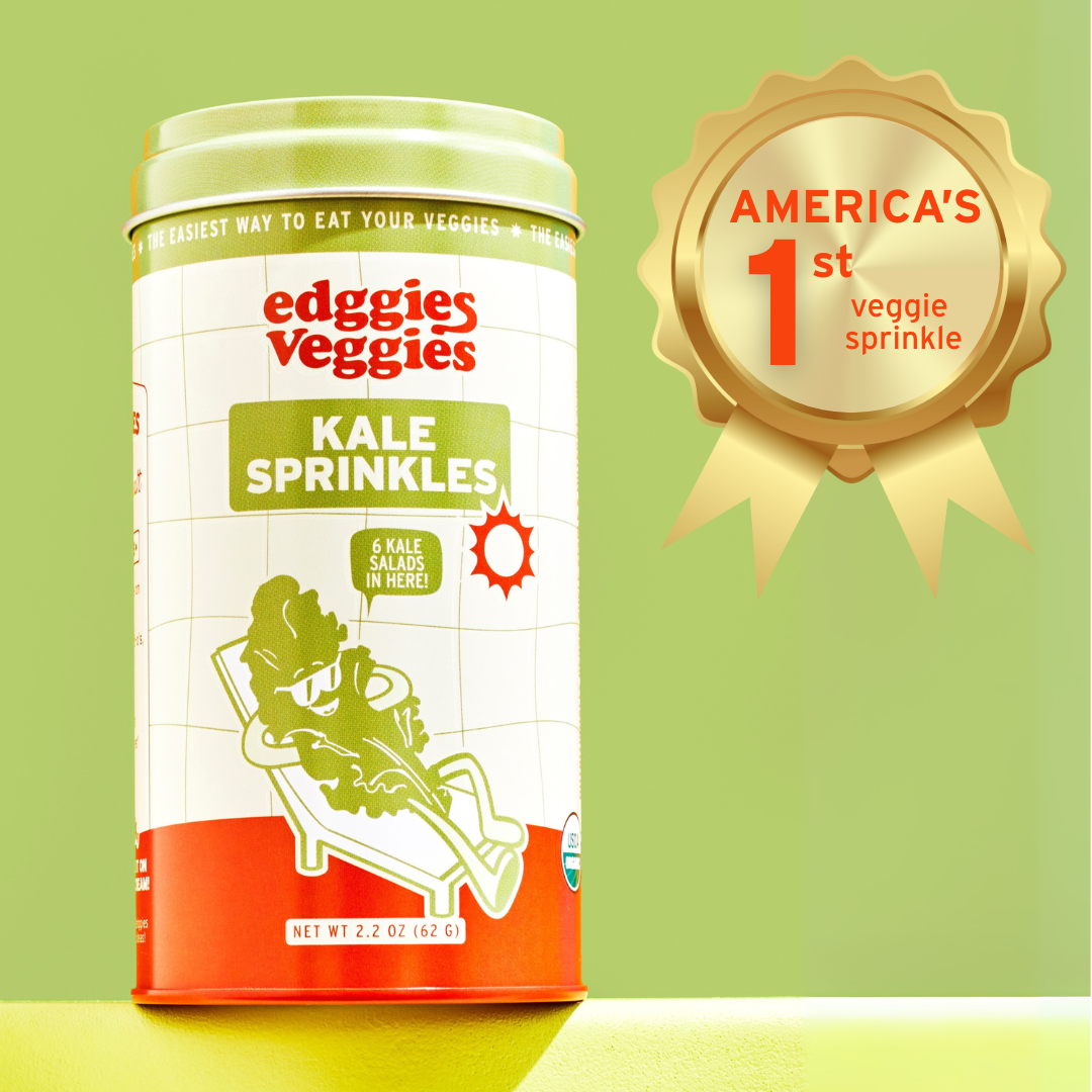 Edggies Veggies Kale Sprinkles Jar – 1.9 oz