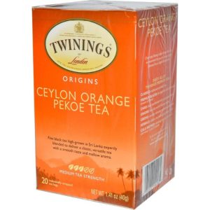 Twinings – Ceylon Tea, 20 Bags | Pack of 6