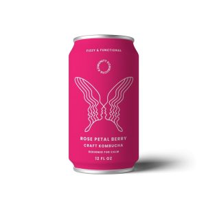RMBR Kombucha Adapt Rose Petal Berry Can – 24 cans x 12 oz case