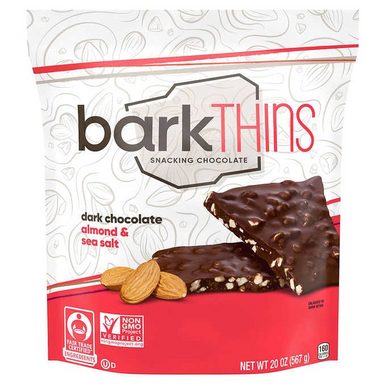 barkTHINS Dark Chocolate Almond with Sea Salt, 20 oz.