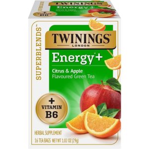 Twinings – Tea Superblend Energy, 16 Bags | Pack of 6