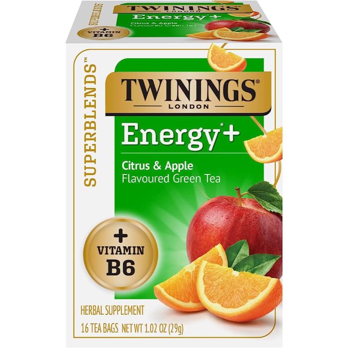Twinings – Tea Superblend Energy, 16 Bags | Pack of 6