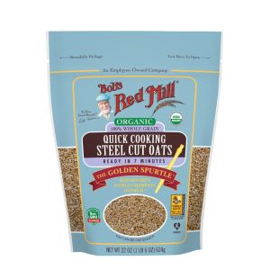 Bob’s Red Mill – Organic Quick Cooking Steel Cut Oats, 22 oz