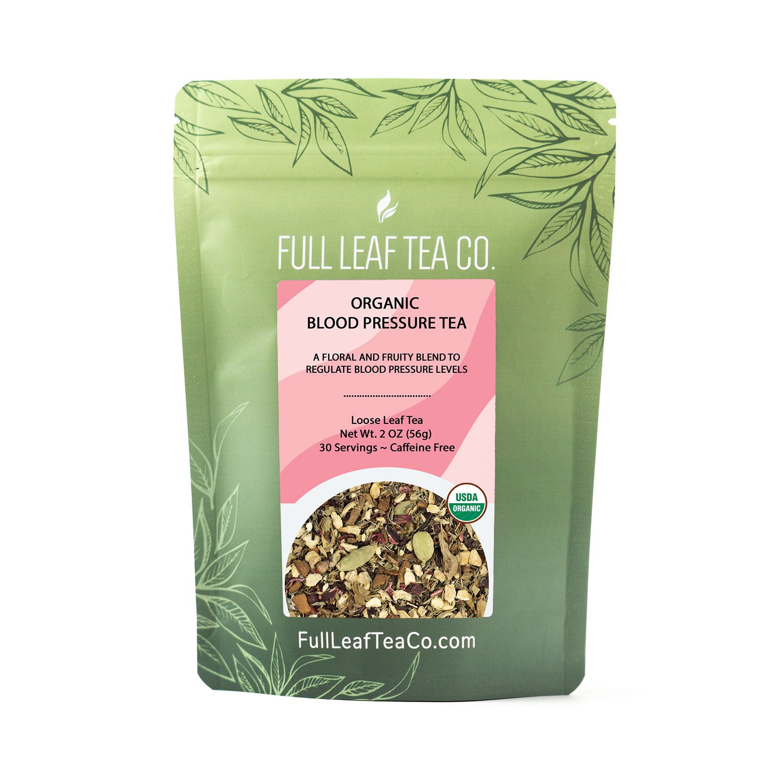 Organic Blood Pressure Retail Bags – Case of 6