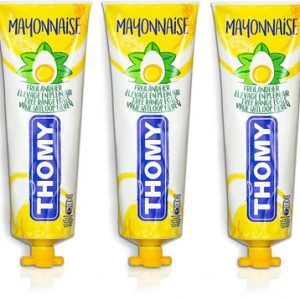 Thomy Mayonnaise in a Tube, Squeeze Mayo, (Pack of 3)