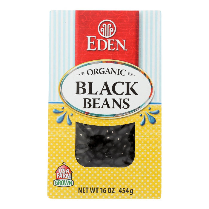 Eden Foods Bean Dry Black Box 16 Oz – Pack of 12