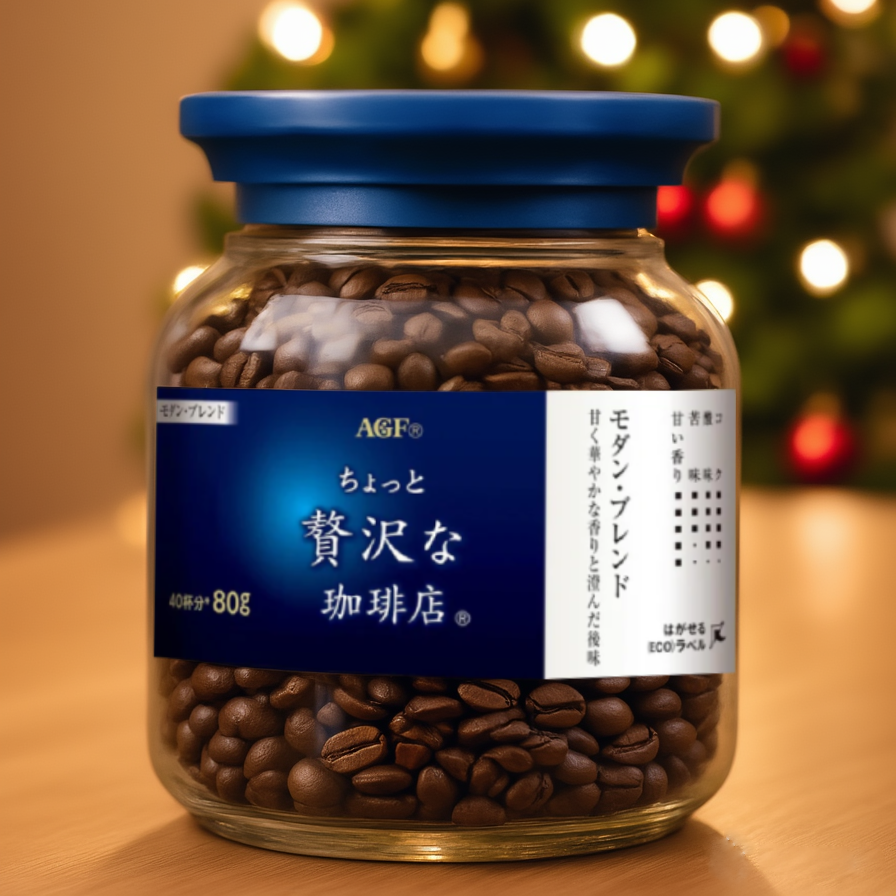 AGF A Little Luxury Coffee Modern Blend Bottle 80 g Instant Coffee Refill Bottle – Tokyo Sakura Mall