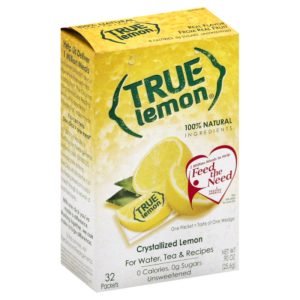 True Citrus – Crystallized Lemon Packets, 0.9 oz (32-Pack) | Pack of 1