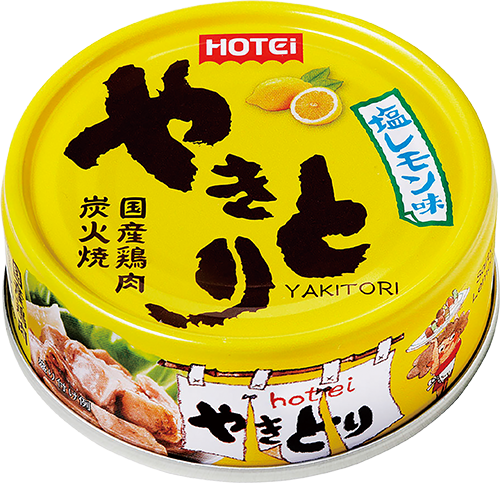 Hotei, Canned “Yakitori” Char-Grilled Chicken, Salt & Lemon, 70g