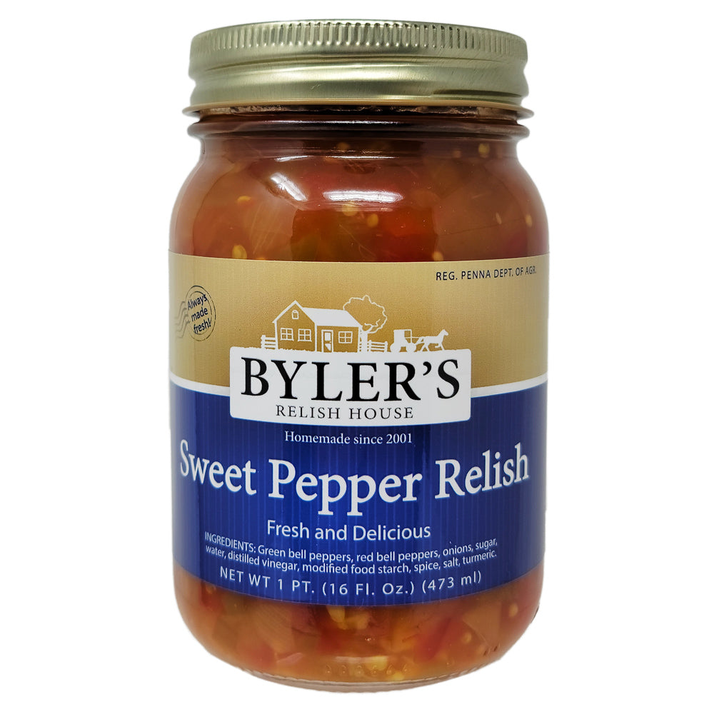 Byler’s Sweet Pepper Relish – 16oz.