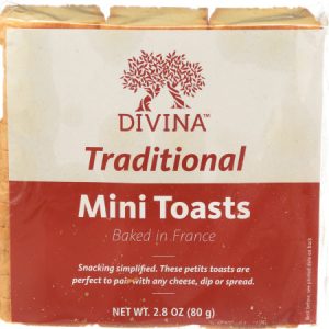 Divina – Traditional Toasts Mini, 2.82 Oz (Pack Of 24)