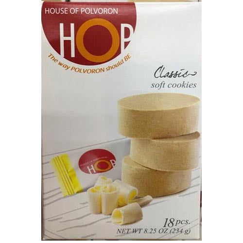 House of Polvoron – HOP – Classic – Soft Cookies – 18 Pieces – 234 G