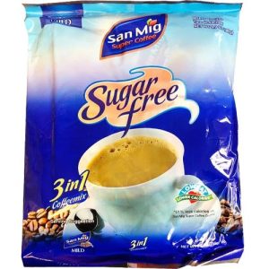 San Mig – Super Coffee – Mild – Sugar Free – 3 in 1 Coffeemix – 40 Sachets – 280 G
