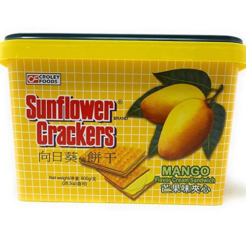Sunflower Crackers – Mango in Plastic Can – 800 G