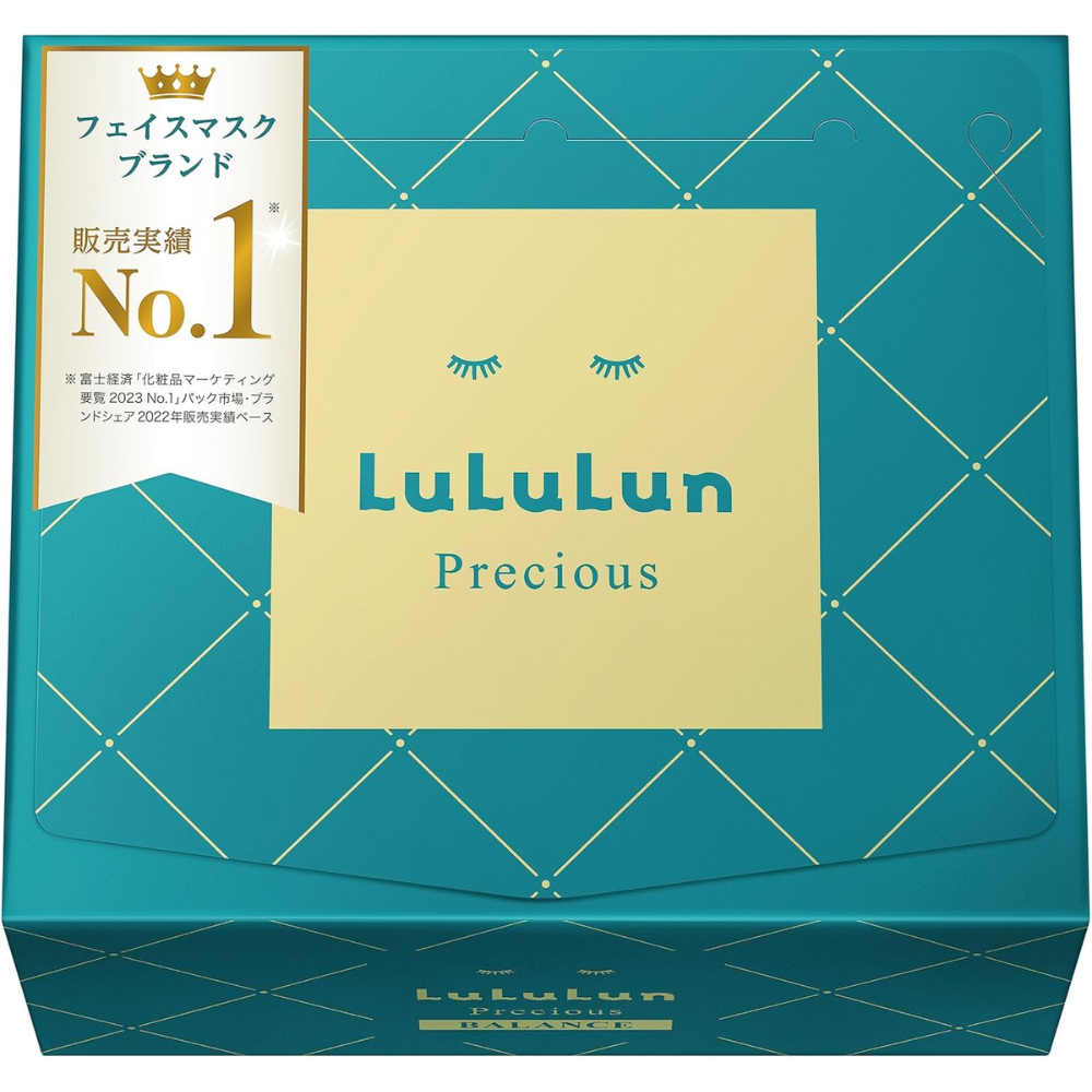 LuLuLun Precious Green Lifting Care Face Mask 32 Sheets – Made in JAPAN – Tokyo Sakura Mall