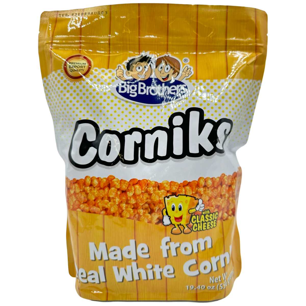 Big Brothers – Corniks – Made from Real White Corn – Classic Cheese – 550 G