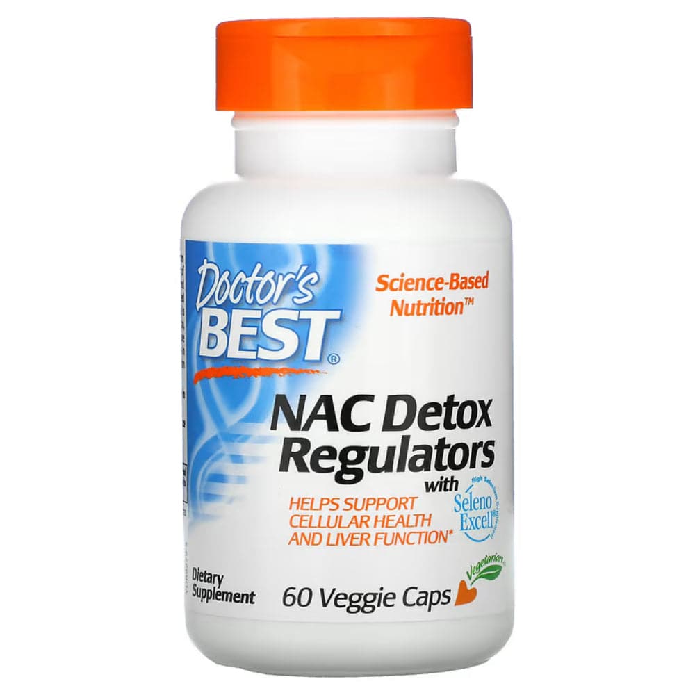 Doctor’S Best – Nac Detox Regulators With Seleno Excell, 60 Capsules