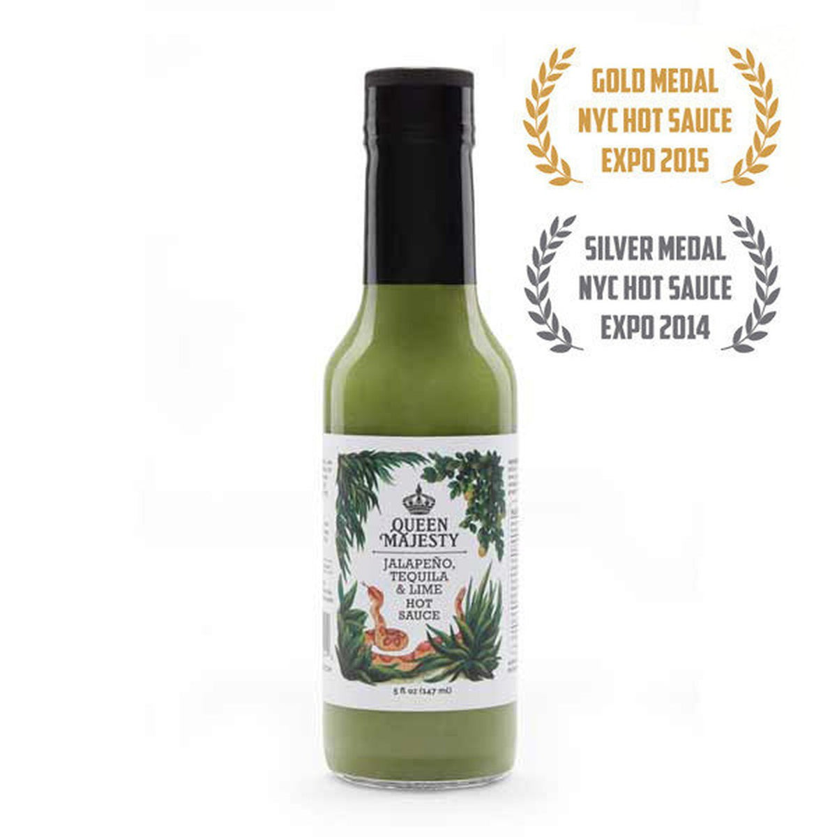 Queen Majesty Jalapeno Tequila & Lime Hot Sauce