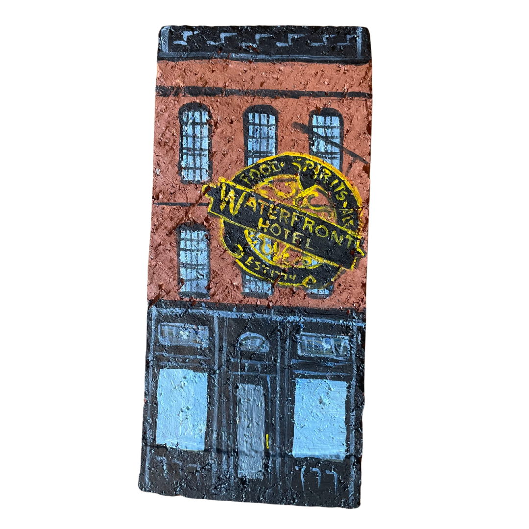 Linda Amtmann Hand Painted Brick – Waterfront Hotel