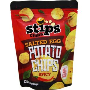 Stips Chips – Salted Egg – Potato Chips Spicy