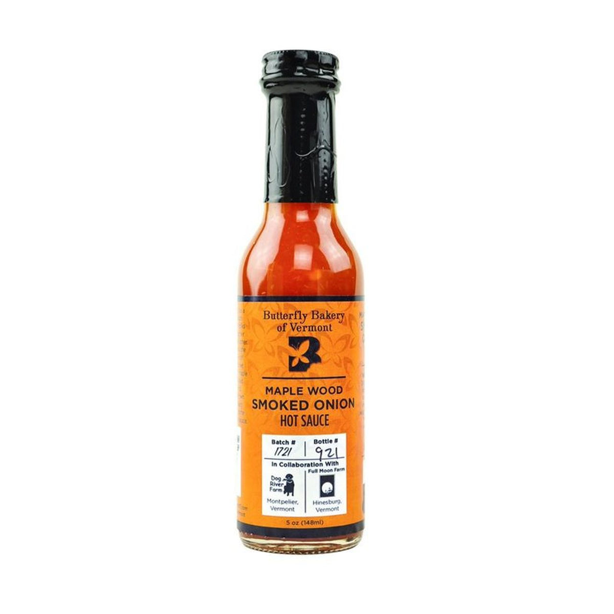 Butterfly Bakery Maple Wood Smoked Onion Hot Sauce