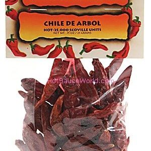 Des Arbol Whole Chiles, .75oz.