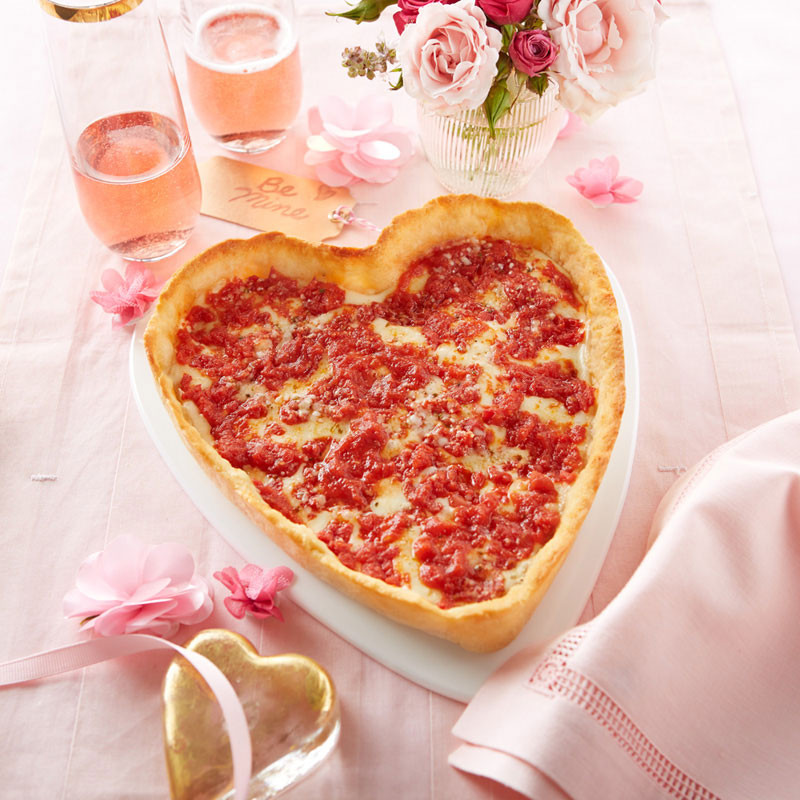 4 Pack (2 Heart Shaped and 2 Round) Lou Malnati’s Pizzas