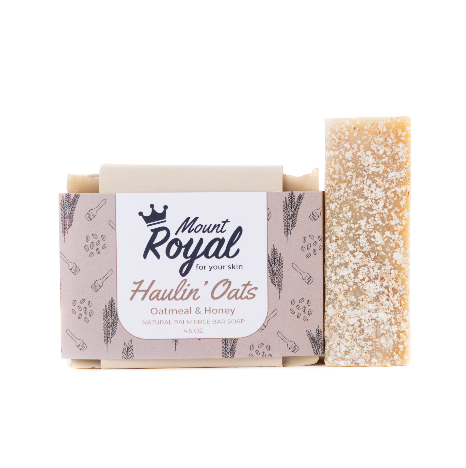 Mount Royal Soaps – Haulin’ Oats- Oatmeal & Honey Bar