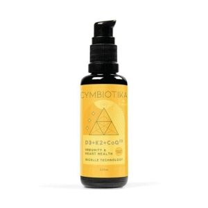 Cymbiotika – Synergy D3 + K2 + CoQ10 Immunity and Heart Health, 2oz