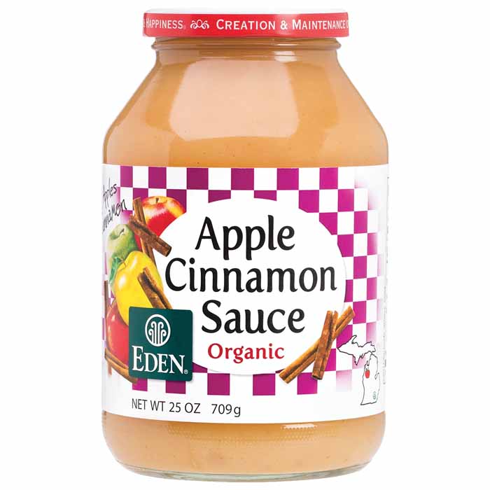 Eden Foods – Organic Apple Cinnamon Sauce, 25oz